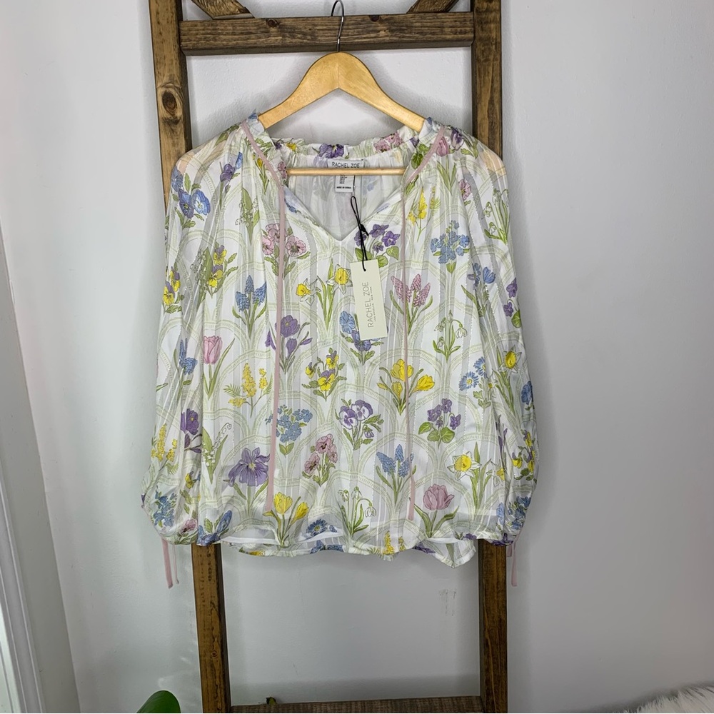 Rachel Zoe Floral Print Blouse